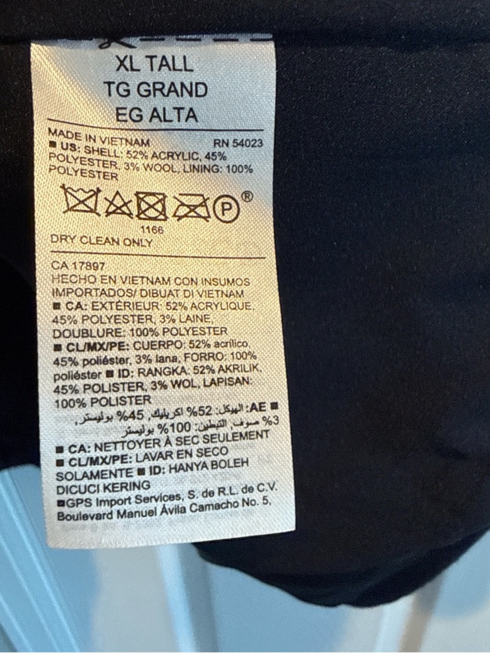 Old Navy Women's Double-Breasted Dark Navy Peacoat - Picture 4 of 4